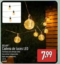 ALDI Belavi - cadena de luces led oferta