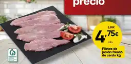 FROIZ Filetes de jamón fresco de cerdo kg oferta