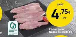 FROIZ Filetes jamón fresco de cerdo kg oferta