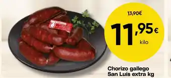 FROIZ Chorizo gallego San Luís extra kg oferta