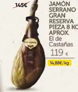FROIZ Jamón serrano gran reserva pieza 8 kg oferta
