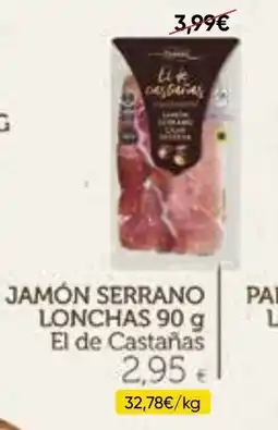 FROIZ JAMÓN SERRANO LONCHAS 90 g oferta