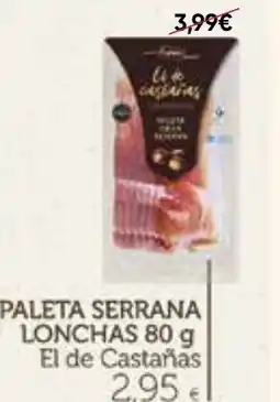 FROIZ Paleta serrana lonchas 80 g oferta