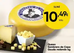 FROIZ Queso Sombrero de Copa Gouda redondo kg oferta