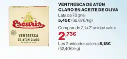 Supercor Ventresca de atún claro en aceite de oliva oferta