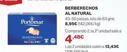 Supercor BERBERECHOS AL NATURAL oferta