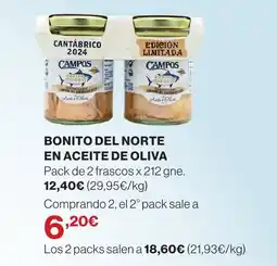 Supercor Bonito del norte en aceite de oliva oferta