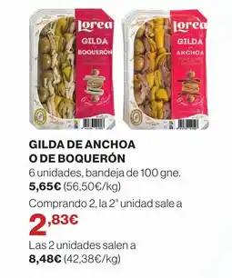 Supercor Gilda de anchoa o de boquerón oferta