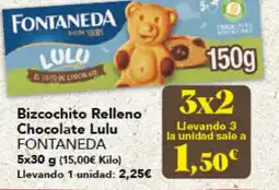 Gadis FONTANEDA Bizcochito Relleno Chocolate Lulu oferta