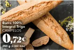 Gadis CAMPELOS Barra 100% Integral Trigo oferta