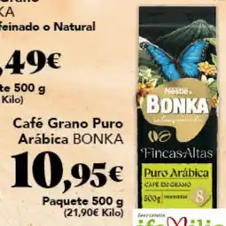Gadis BONKA Café Grano Puro Arábica oferta