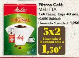 Gadis MELITTA Filtros Café oferta
