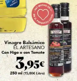 Gadis EL ARTESANO Vinagre Balsámico Con Higo o con Tomate oferta