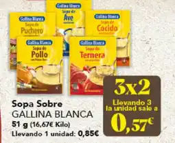 Gadis GALLINA BLANCA Sopa Sobre oferta