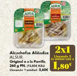 Gadis ALSUR Alcachofas Aliñadas Original o a la Parrilla oferta