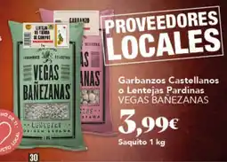 Gadis VEGAS BAÑEZANAS Garbanzos Castellanos o Lentejas Pardinas oferta