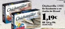 Gadis ORBE Chicharrillo En Escabeche o en Aceite de Girasol oferta