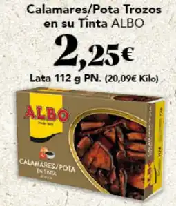 Gadis ALBO Calamares/Pota Trozos en su Tinta oferta