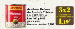 Gadis LA ESPAÑOLA Aceituna Rellena de Anchoa Clásicas oferta