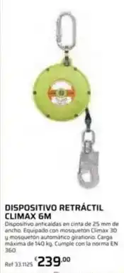 Coferdroza Climax - dispositivo retractil oferta