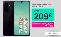 Phone House Samsung - galaxy a26 5g oferta