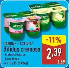 ALDI Danone - activia bifidus cremoso oferta