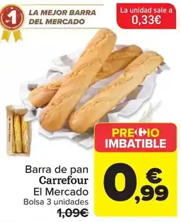 Carrefour Carrefour el mercado - barra de pan oferta
