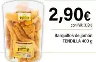 Cash Ifa Tendilla - barquillos de jamon oferta