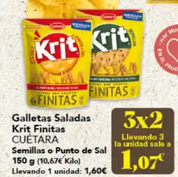 Gadis CUÉTARA Krit Finitas Semillas o Punto de Sal oferta