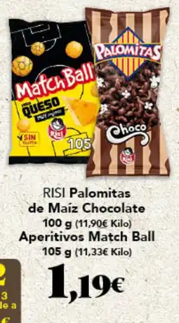 Gadis RISI Palomitas de Maíz Chocolate Aperitivos match ball oferta