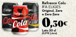Gadis IFA ELIGES Refresco Cola Original, Zero o Zero Zero oferta