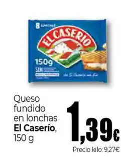 UDACO EL CASERIO Queso fundido en lonchas oferta