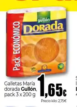 UDACO GULLÓN Galletas María dorada oferta
