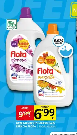 Supermercados MAS FLOTA Detergente liq marsella o esencia oferta
