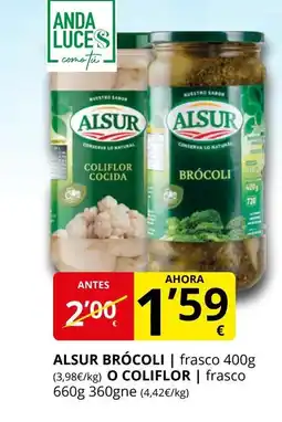 Supermercados MAS ALSUR Brócoli oferta