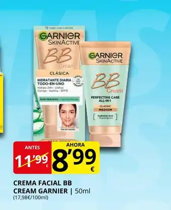 GARNIER Crema facial bb cream