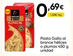 FROIZ GALLO Pasta al bronce hélices o plumas oferta