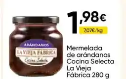 FROIZ LA VIEJA FÁBRICA Mermelada de arándanos Cocina Selecta oferta