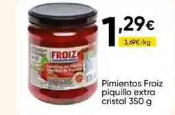 FROIZ FROIZ Pimientos piquillo extra cristal oferta