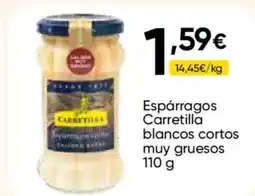 FROIZ CARRETILLA Espárragos blancos cortos muy gruesos oferta