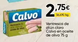 FROIZ CALVO Ventresca de atún claro en aceite de oliva oferta
