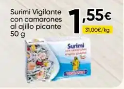 FROIZ Surimi Vigilante con camarones al ajillo picante oferta