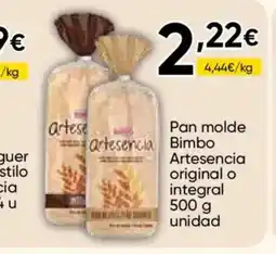 FROIZ BIMBO Pan molde Artesencia original o integral oferta