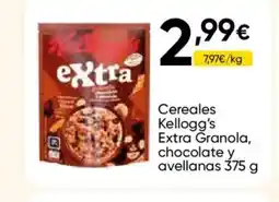 FROIZ KELLOGG'S Cereales Extra Granola, chocolate y avellanas oferta