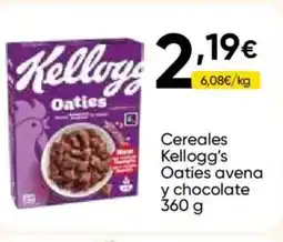 FROIZ KELLOGG'S Cereales Oaties avena y chocolate oferta
