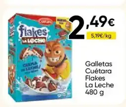 FROIZ CUÉTARA Galletas Flakes La Leche oferta