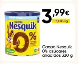 FROIZ NESQUIK Cacao 0% azúcares añadidos oferta