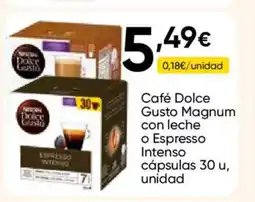 FROIZ DOLCE GUSTO Café Magnum con leche o Espresso Intenso cápsulas 30 u, unidad oferta