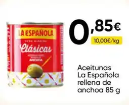 FROIZ LA ESPAÑOLA Aceitunas rellena de anchoa oferta