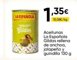 FROIZ LA ESPAÑOLA Aceitunas Gildas rellena de anchoa, jalapeño y guindilla oferta